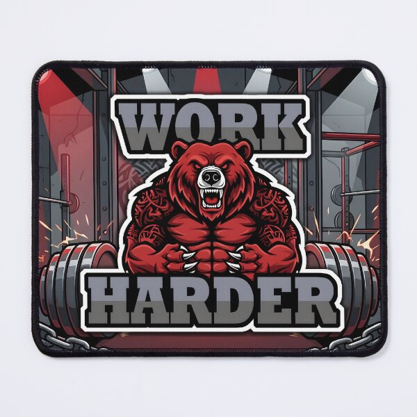 Item preview, Grizzlies Work Harder designed and sold by 365Vacation.