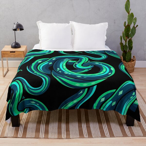 Item preview, Medusa -Gorgon Green Snakes Skin Pattern designed and sold by KeremYurtseven.