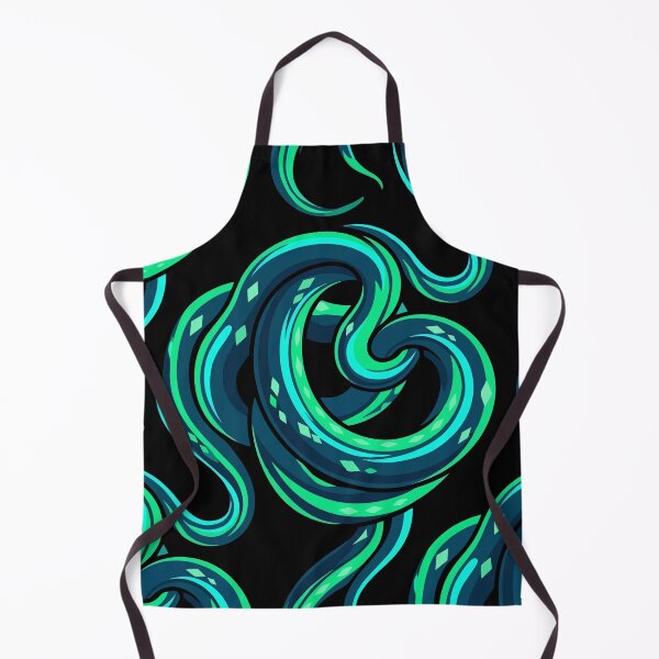 Item preview, Medusa -Gorgon Green Snakes Skin Pattern designed and sold by KeremYurtseven.