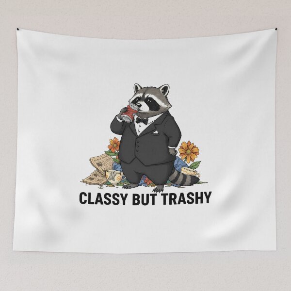 Item preview, Classy But Trashy Raccoon Tuxedo designed and sold by k3rstman1.