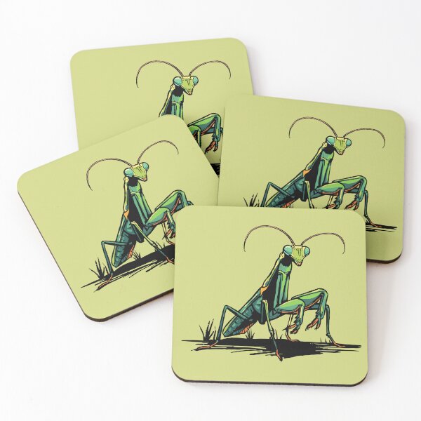 Item preview, Green Praying Mantis | Realistic Insect Illustration designed and sold by MartynaKanik.