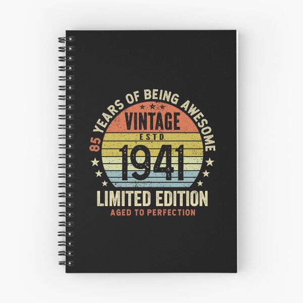 Item preview, 85th Birthday Vintage 1941 Retro Sunset Awesome 85 Years designed and sold by eclecTEEq.