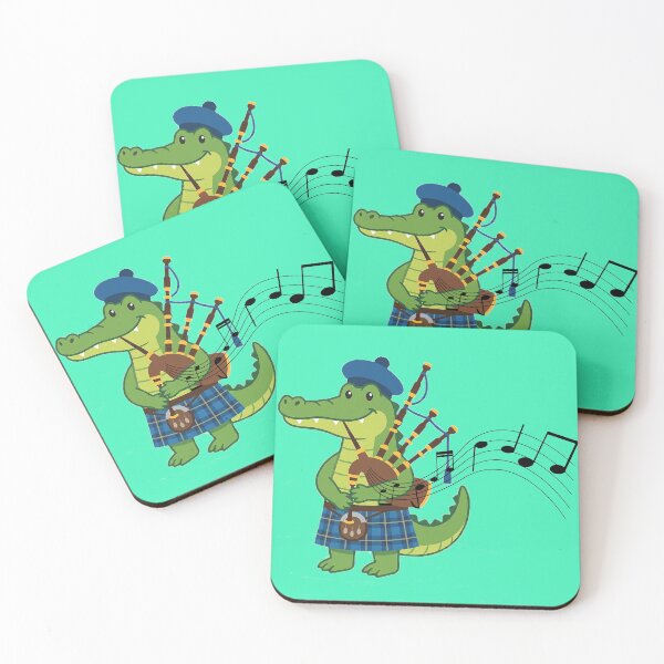 Item preview, Alligator playing bagpipes. designed and sold by adamjourney.
