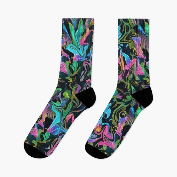 Item preview, Pulsating floral streams of color designed and sold by Sigtrix.