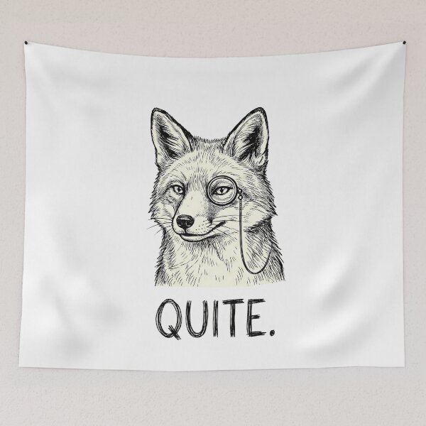 Item preview, Sophisticated Monocle Fox Quite Gentleman designed and sold by k3rstman1.