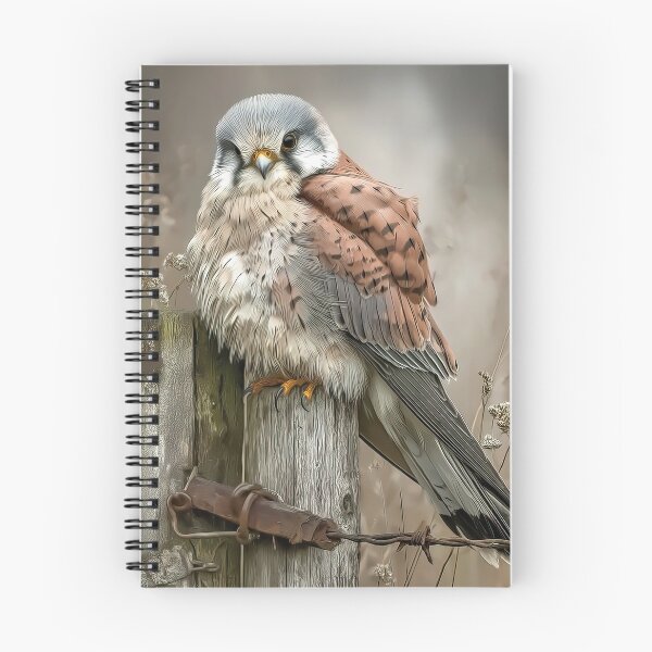 Item preview, Kestrel on gatepost designed and sold by Brian Tarr.