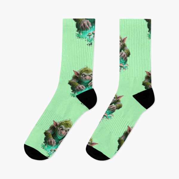Item preview, Troll in search of mushrooms designed and sold by NirsonArt.