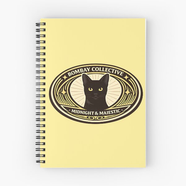 Item preview, Bombay Collective Midnight & Majestic Black Cat Vintage Emblem designed and sold by postmarkpaw.