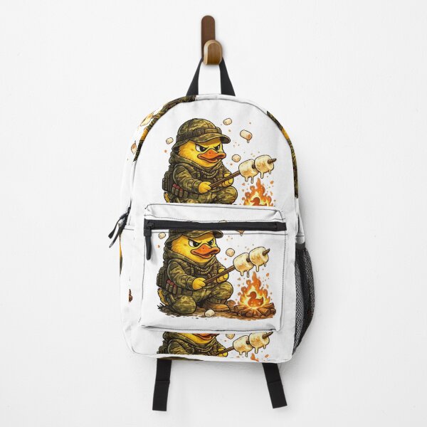 Item preview, Camo Duck Roasting Marshmallows by Campfire designed and sold by New Art.