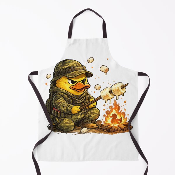 Item preview, Camo Duck Roasting Marshmallows by Campfire designed and sold by New Art.