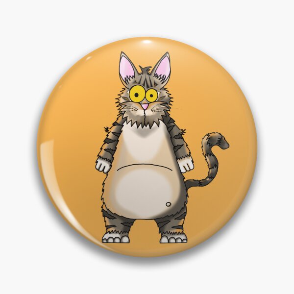 Item preview, Kevin the Tabby Cat: Hand-Drawn Whimsical Feline Digital Art Sketch designed and sold by Englandbear.