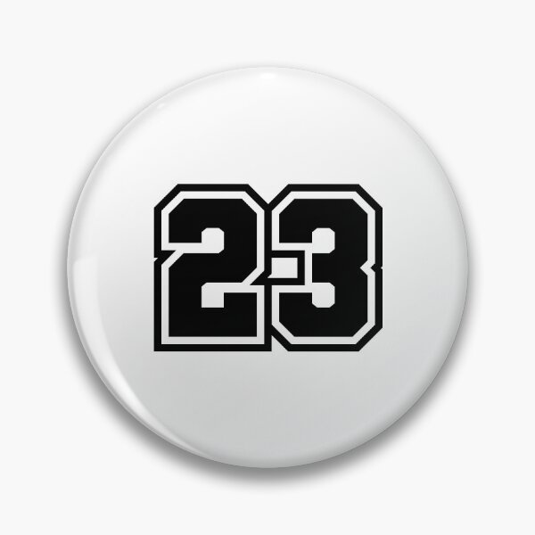 Artikelvorschau, 23. Zahl – Klassische minimalistische Ziffer entworfen und verkauft von stickerorange.