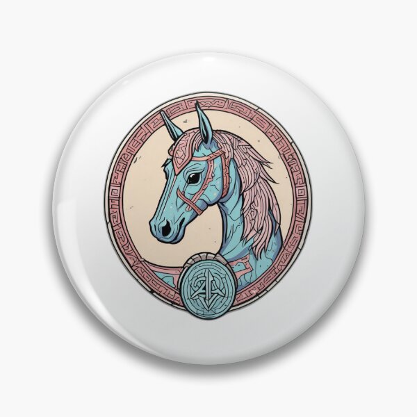Item preview, Viking Runestone Horse - Kawaii Pop Graphic Tee Design designed and sold by Daniel-DL.