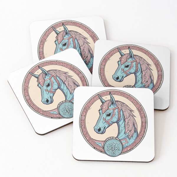 Item preview, Viking Runestone Horse - Kawaii Pop Graphic Tee Design designed and sold by Daniel-DL.