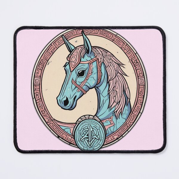 Item preview, Viking Runestone Horse - Kawaii Pop Graphic Tee Design designed and sold by Daniel-DL.