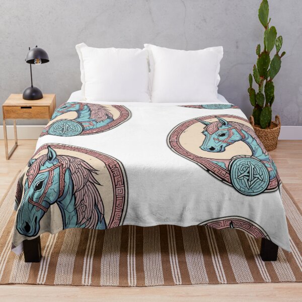 Item preview, Viking Runestone Horse - Kawaii Pop Graphic Tee Design designed and sold by Daniel-DL.