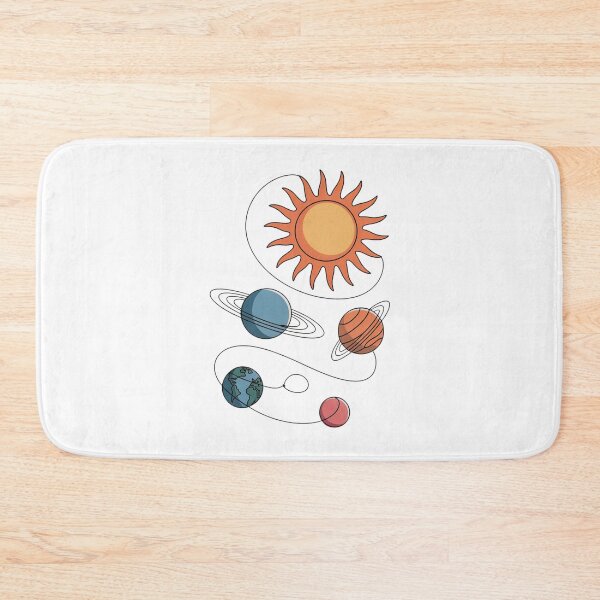 Item preview, MINIMAL LINE ART – SOLAR SYSTEM designed and sold by YounexxART.