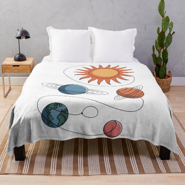Item preview, MINIMAL LINE ART – SOLAR SYSTEM designed and sold by YounexxART.