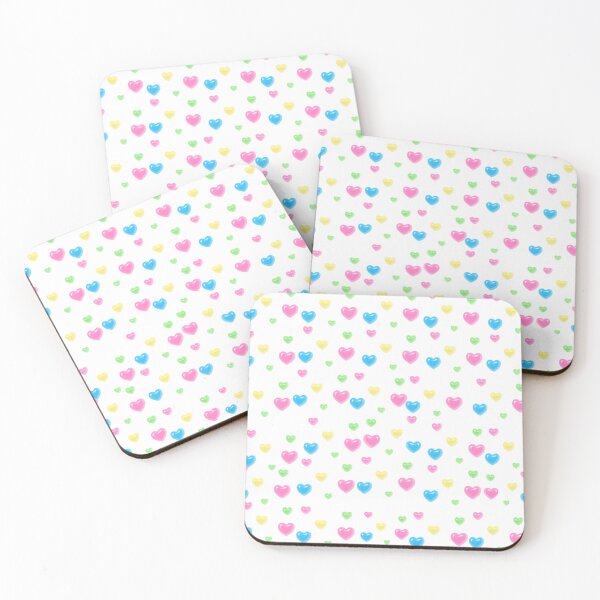 Item preview, Vibrant Multicolour Heart Shapes | Cute Rainbow Love Art Design designed and sold by VeenaArtStudio.