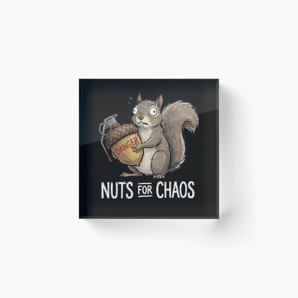 Item preview, Funny Squirrel Acorn Grenade Nuts for Chaos designed and sold by k3rstman1.