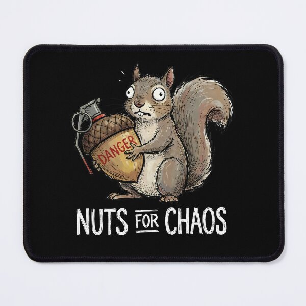 Item preview, Funny Squirrel Acorn Grenade Nuts for Chaos designed and sold by k3rstman1.
