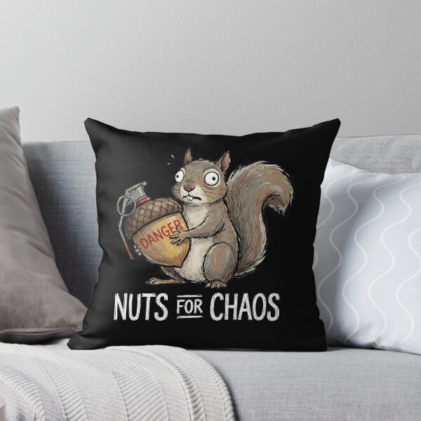 Item preview, Funny Squirrel Acorn Grenade Nuts for Chaos designed and sold by k3rstman1.