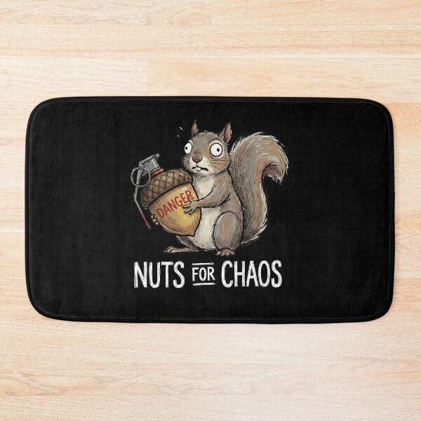 Item preview, Funny Squirrel Acorn Grenade Nuts for Chaos designed and sold by k3rstman1.