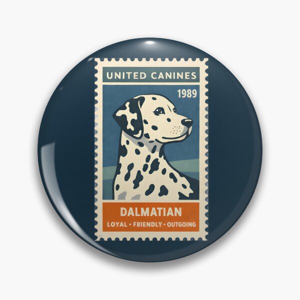 Artikelvorschau, Vintage Dalmatinische Briefmarkenkunst entworfen und verkauft von postmarkpaw.