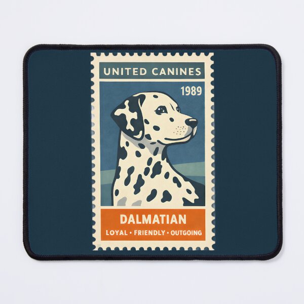 Item preview, Vintage Dalmatian Postage Stamp Art designed and sold by postmarkpaw.