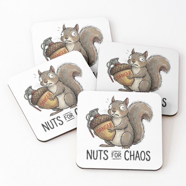 Item preview, Nuts for Chaos Squirrel Acorn Grenade designed and sold by k3rstman1.