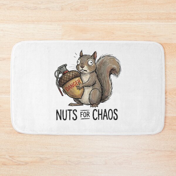 Item preview, Nuts for Chaos Squirrel Acorn Grenade designed and sold by k3rstman1.