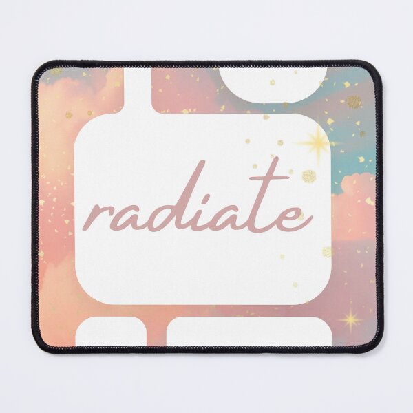 Item preview, Radiate Love Affirmation Art cosmic style designed and sold by Art by Kristie.