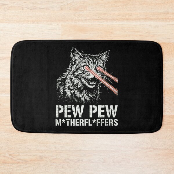 Item preview, PewPew Laser Eyes Cat Funny Meme designed and sold by k3rstman1.