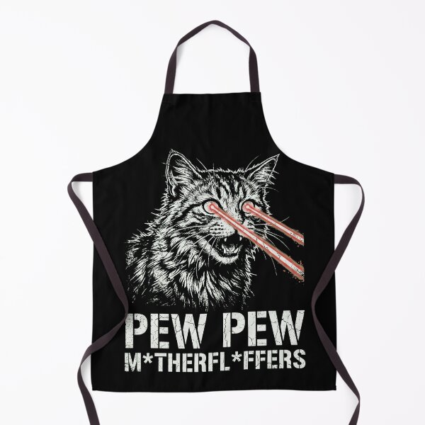 Item preview, PewPew Laser Eyes Cat Funny Meme designed and sold by k3rstman1.
