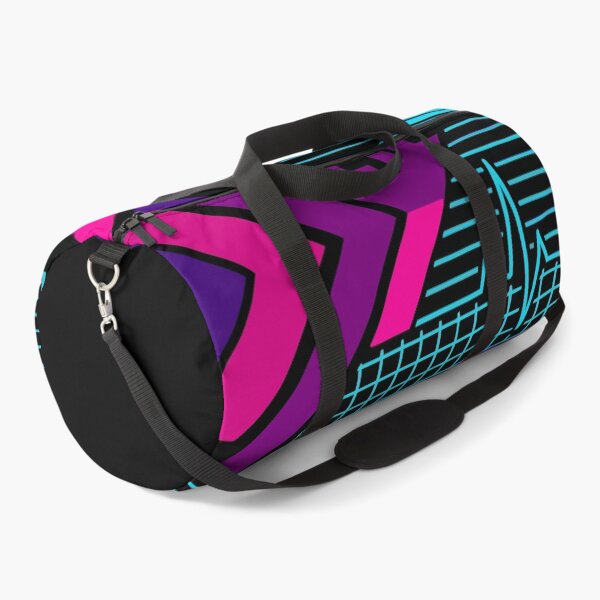Item preview, Neon Rider - Retro 80s Synthwave Grid Pattern designed and sold by KeremYurtseven.