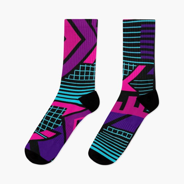 Item preview, Neon Rider - Retro 80s Synthwave Grid Pattern designed and sold by KeremYurtseven.