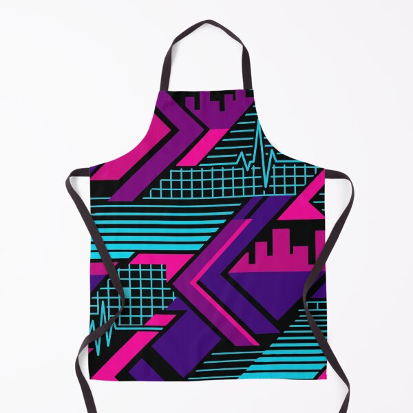 Item preview, Neon Rider - Retro 80s Synthwave Grid Pattern designed and sold by KeremYurtseven.