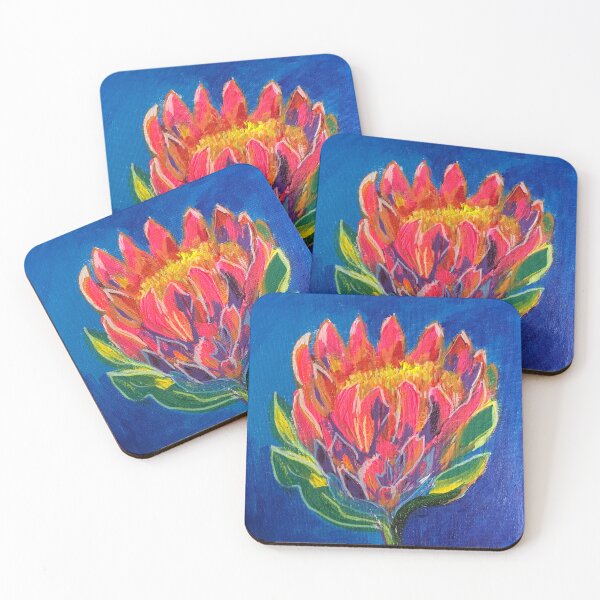 Item preview, Protea Flame – Floral Expressionism Series No. 1 designed and sold by Nikkiart24.redbubble.com.
