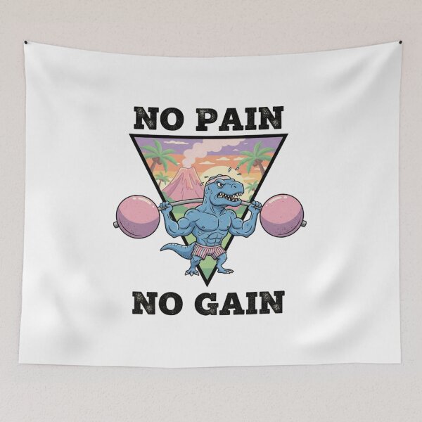 Item preview, T-Rex, Gym Rat, Gym, Weights, funnyfits70, Humor, Funny, retro, vintages, funny quotes, animal humor, designed and sold by FunnyFits70.
