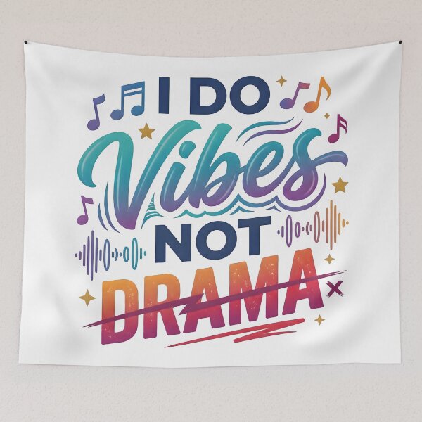 Item preview, positive vibes, vibe, melo drama, drama queen designed and sold by TrueArtVibes.