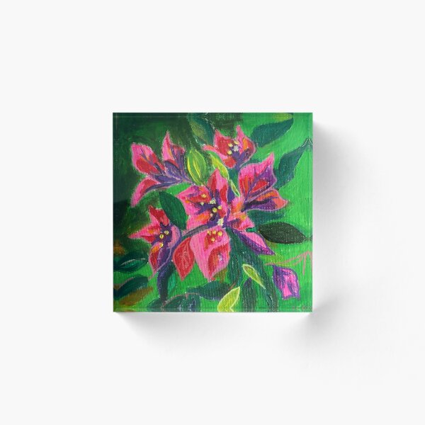 Item preview, Bougainvillea Blaze – Floral Expressionism Series No. 2 designed and sold by Nikkiart24.redbubble.com.
