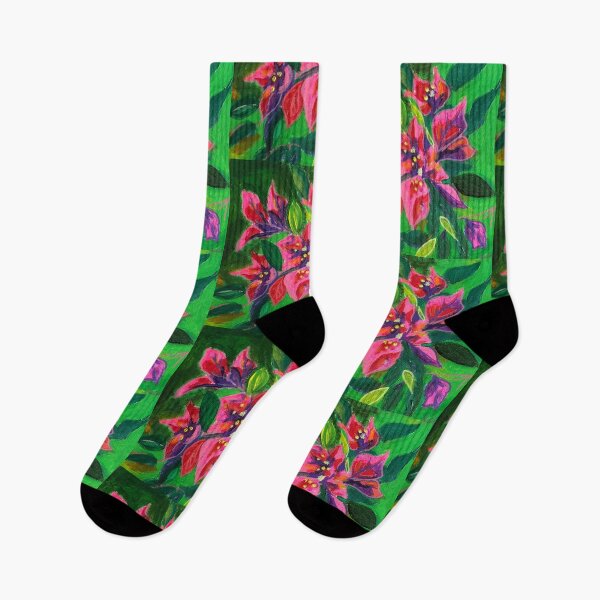 Item preview, Bougainvillea Blaze – Floral Expressionism Series No. 2 designed and sold by Nikkiart24.redbubble.com.