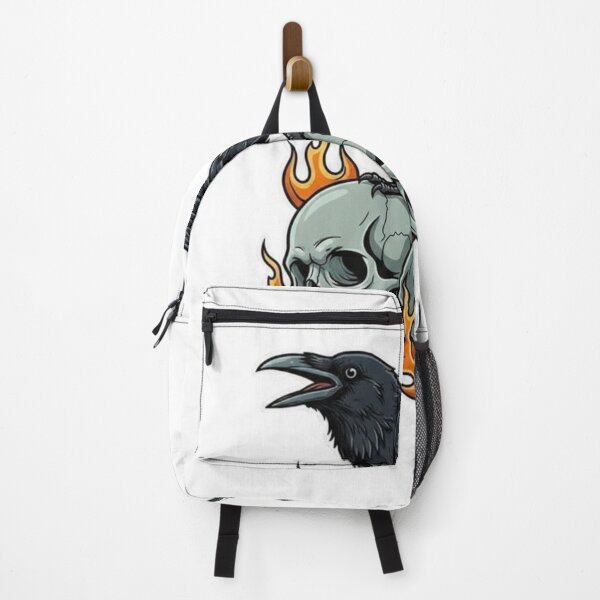 Item preview, Omen of the Inferno: Crow and Skulls designed and sold by RjeeStudio.