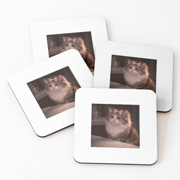 Item preview, Elegant Kitten with Guilty Look and Crumbs designed and sold by LovelyCatGalaxy.