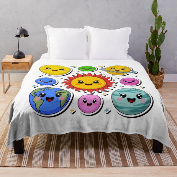Item preview, CUTE KAWAII SOLAR SYSTEM designed and sold by YounexxART.