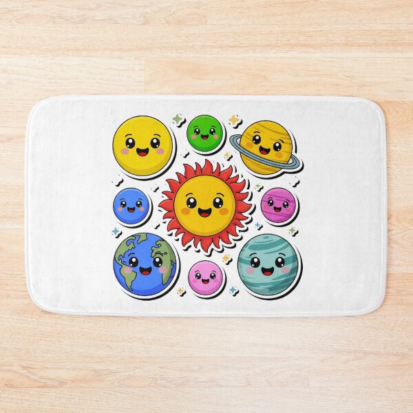 Item preview, CUTE KAWAII SOLAR SYSTEM designed and sold by YounexxART.