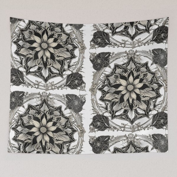 Item preview, Poisonous Flower Botanical Guide - Soft Grunge Emblem Graphic Tee designed and sold by Daniel-DL.