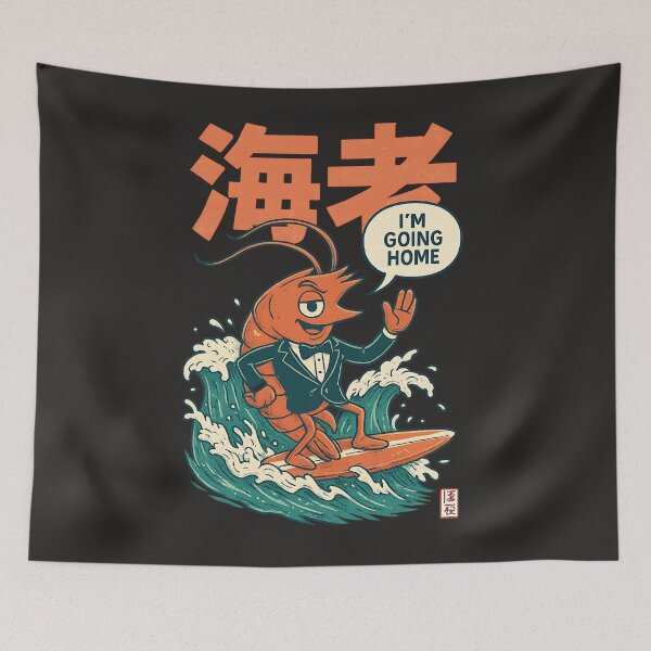 Item preview, The Formal Crustacean: Surf’s Up Solo designed and sold by AwesomeBeyondLimits.