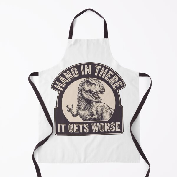 Item preview, Hang in there it gets worse, dark humor, funnyfits70, Humor, Funny, retro, vintages, funny quotes, animal humor, designed and sold by FunnyFits70.