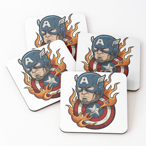Item preview, First Avenger Ablaze: The Battle-Hardened Shield designed and sold by RjeeStudio.